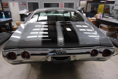 1971 Chevelle getting ready to be picked up by the owner so he can put the finishing touches on himself.